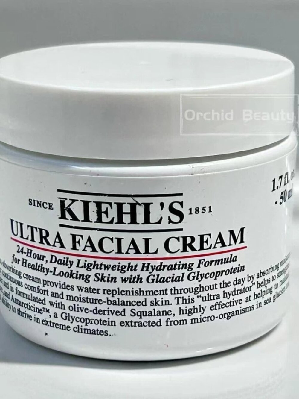 New Sealed Kiehl's Ultra Facial 24 Hour Moisturizing Cream Full size 50ml/1.7oz